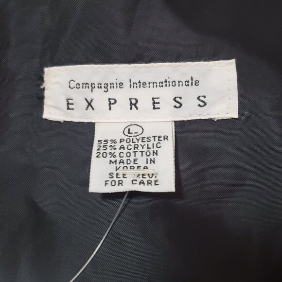 Women's Compagnie Internationale Express Tapestry Vest Large Geometric Vintage - Picture 8 of 10